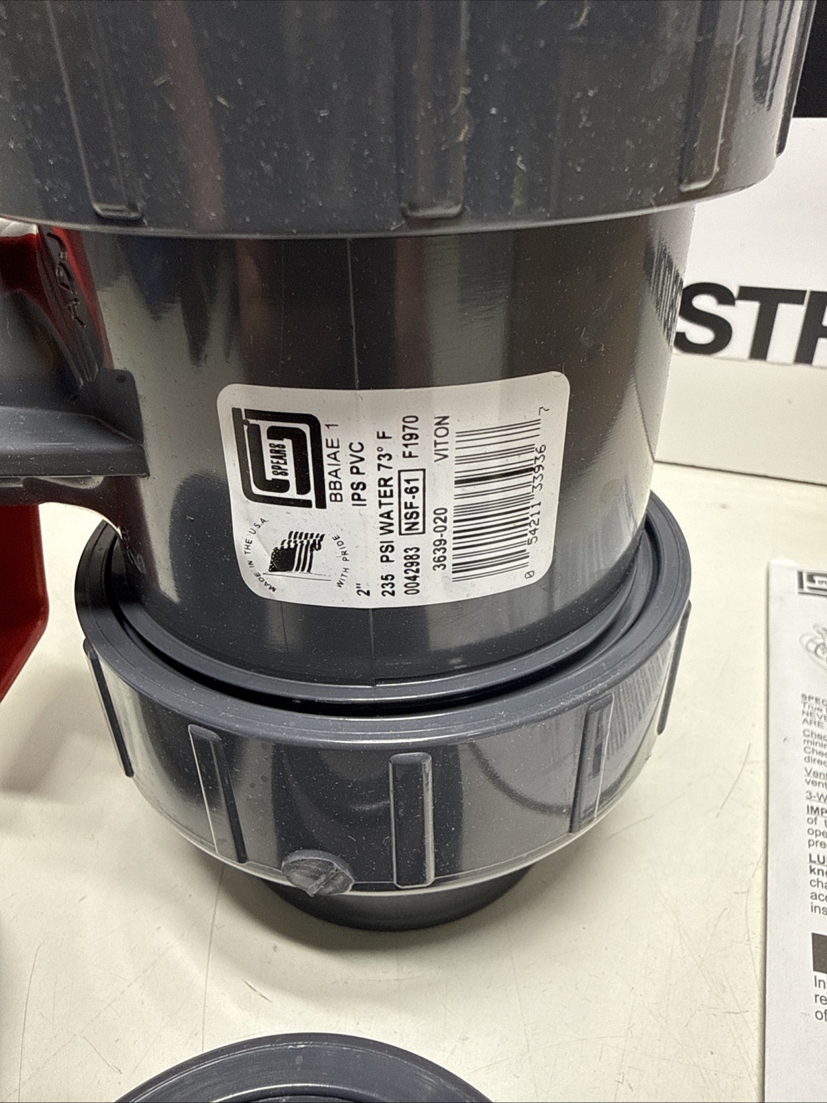 SPEARS 3639-020 TU 2000 STANDARD BALL SOC/FIPT 2″ PVC MADE IN THE USA