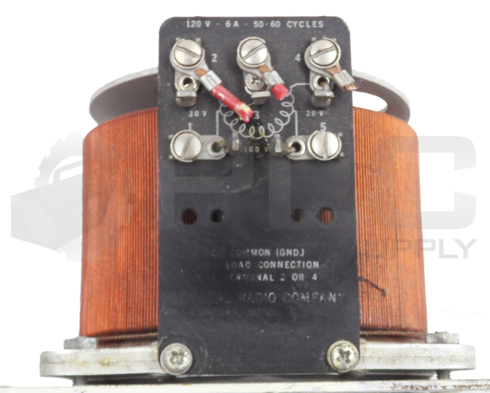 GENERAL RADIO COMPANY TYPE W5 VARIAC VARIABLE CONTROL TRANSFORMER 120V 6A