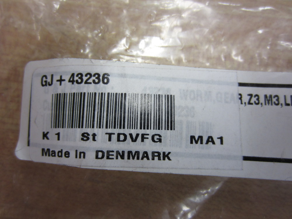 Part GJ+43236 GJ43236 Worm Gear 19mm