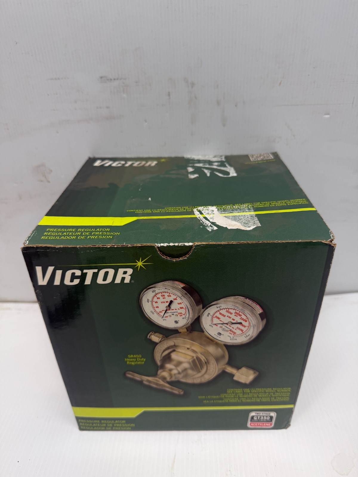 VICTOR #GT350-15-510 / #0781-4258 Acetylene Two-Stage Regulator