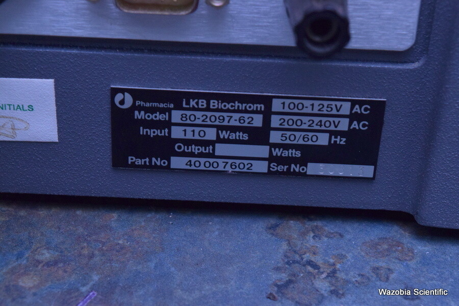 PHARMACIA LKB BIOCHROM ULTROSPEC III MODEL 80-2097-68 UV VISIBLE SPECTROPHOTOMET