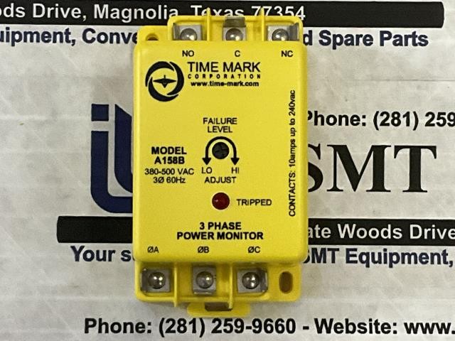 NEW Time Mark Corporation 3-Phase Power Monitor – A158B w/Warranty