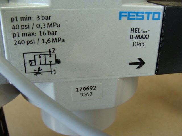 FESTO ASSY HE-D-MAXI LFR-D-5M-MAXI FRM-D-MAXI HEE-D-MAXI-24 HEL-D-MAXI HE-D-MAXI