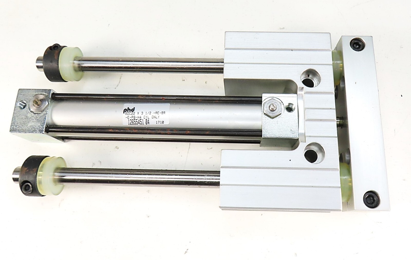 PHD SDC22 X 3 1/2-AE-BR-E-PB Guided Pneumatic Cylinder NEW NO BOX