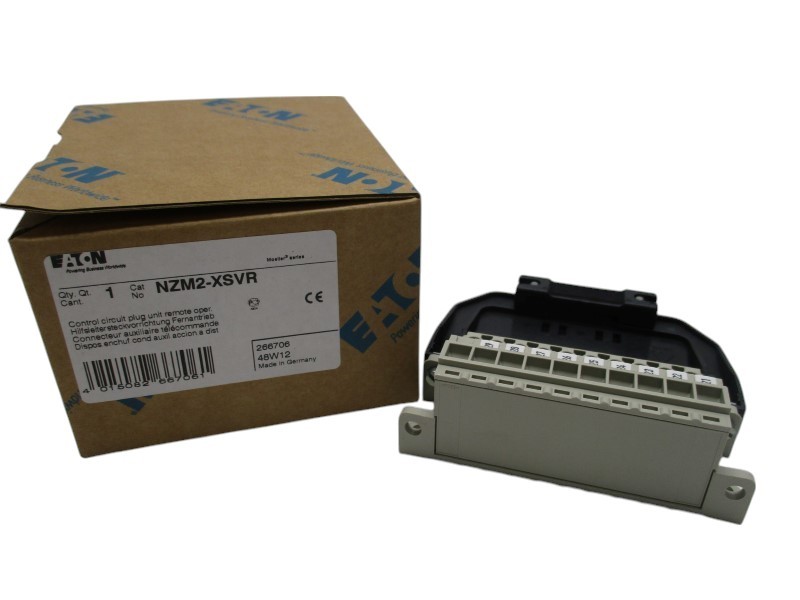 EATON NZM2-XSVR CONTROL CIRCUIT PLUG UNIT REMOTE OPER. NSMP
