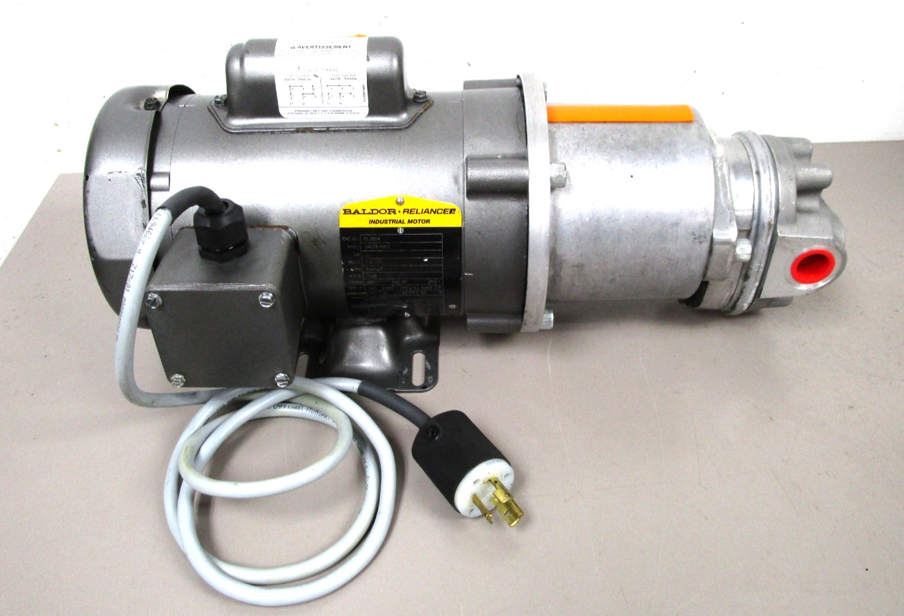Eaton 26001-RZG Oil Transfer Pump Assembly With Baldor CL3504 Electric Motor