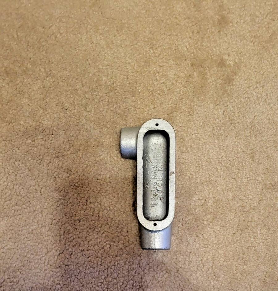 OZ Gedney LR-75 LR75 TYPE LR CONDUIT BODY, 3/4 IN HUB