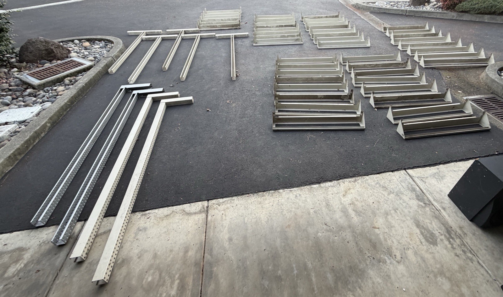 Unique, Extremely Strong Adjustable /Configurable Steel Shelving For Heavy Items