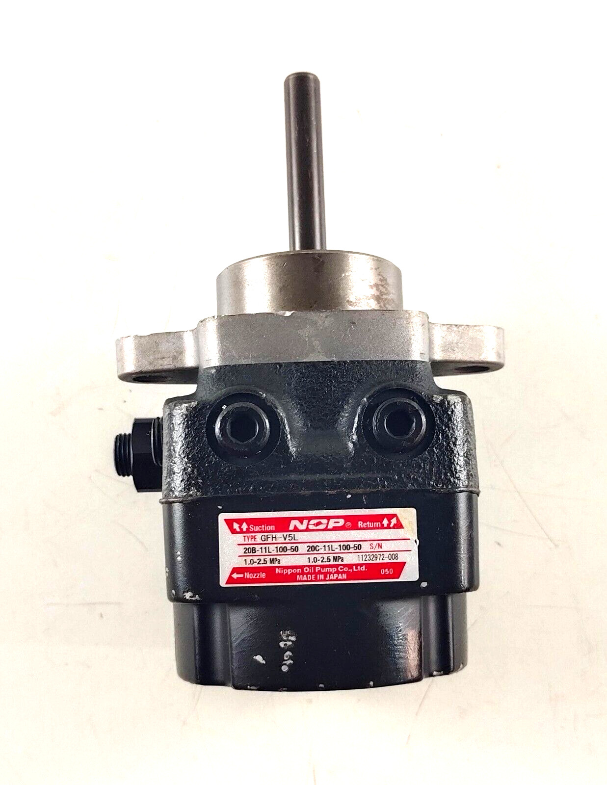 Nippon GFH-V5L Oil Pump (1.0~2.5MPa) 20B-11L-100-50 / 20C-11L-100-50