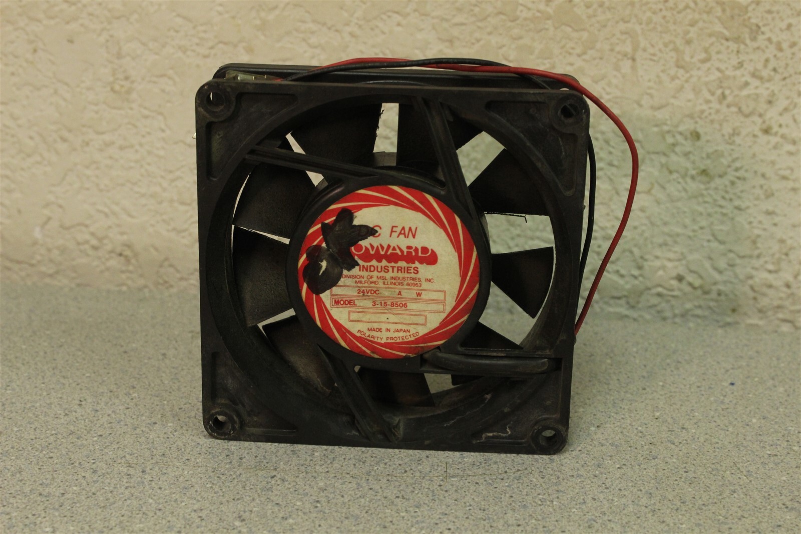 Howard DC Fan M/N 3-15-8506 24VDC AW *FREE SHIPPING*