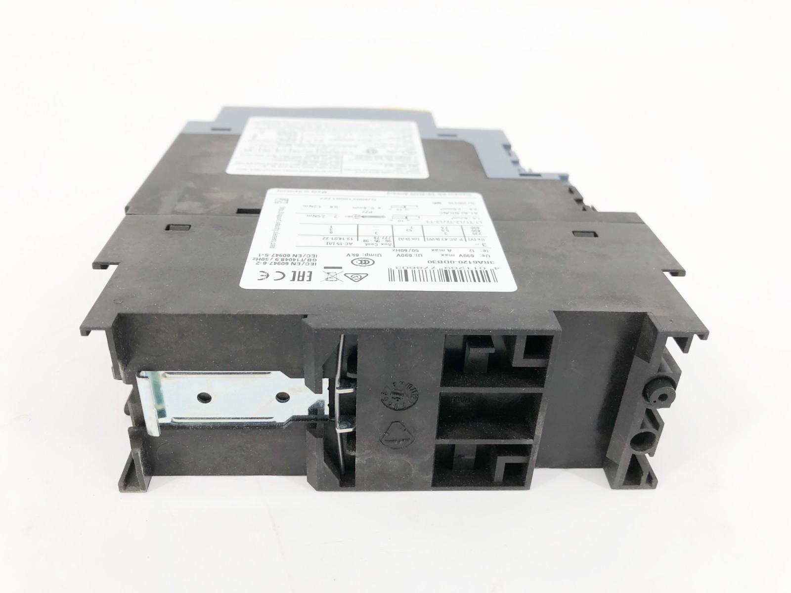 New Siemens 3RA6120-0DB30 Compact Load Feeder 690V 24VAC/DC 3-12A