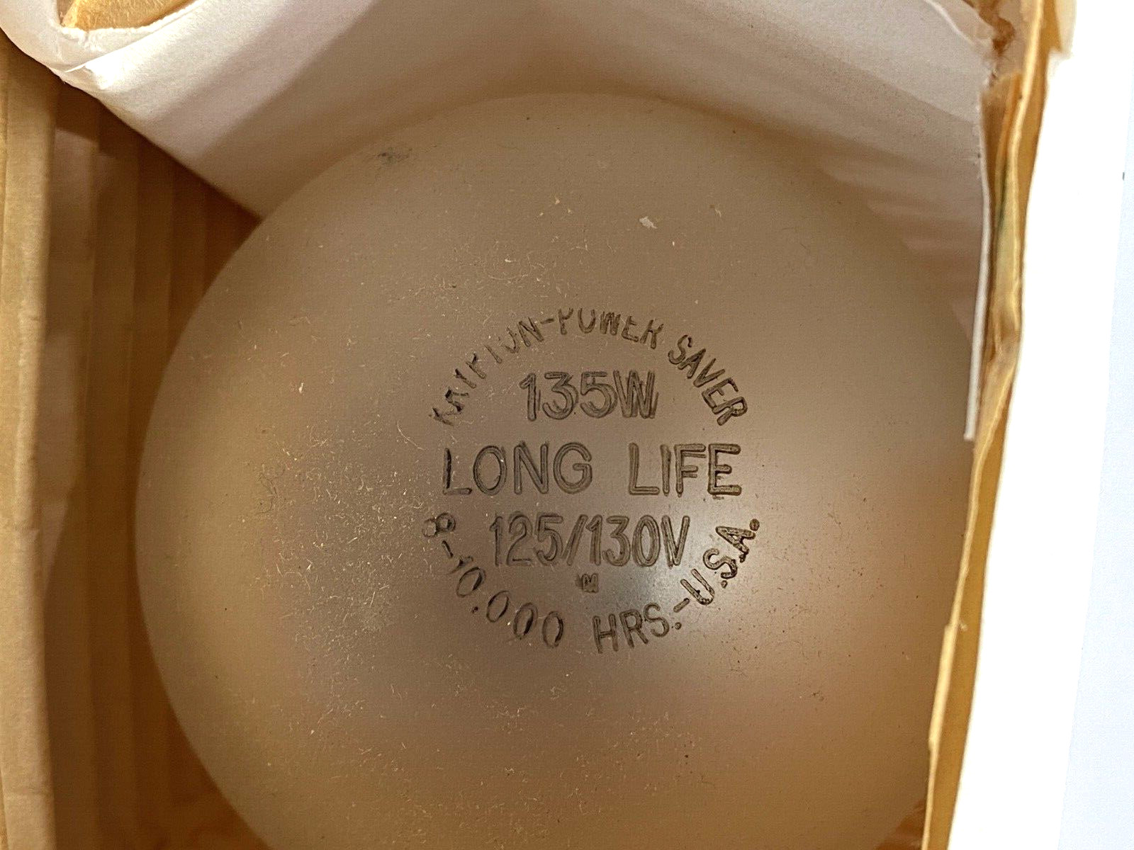 Krypton Long Life 8000-10000 Hour Incandescent Frosted Bulbs 135W LOT OF 2