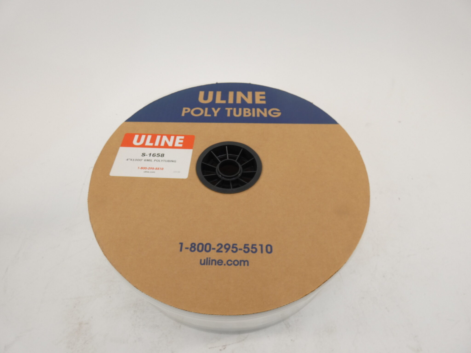 Uline S-1658 Clear Polyamide Tubing 4″x1000′ 6 Mil – NEW Surplus!