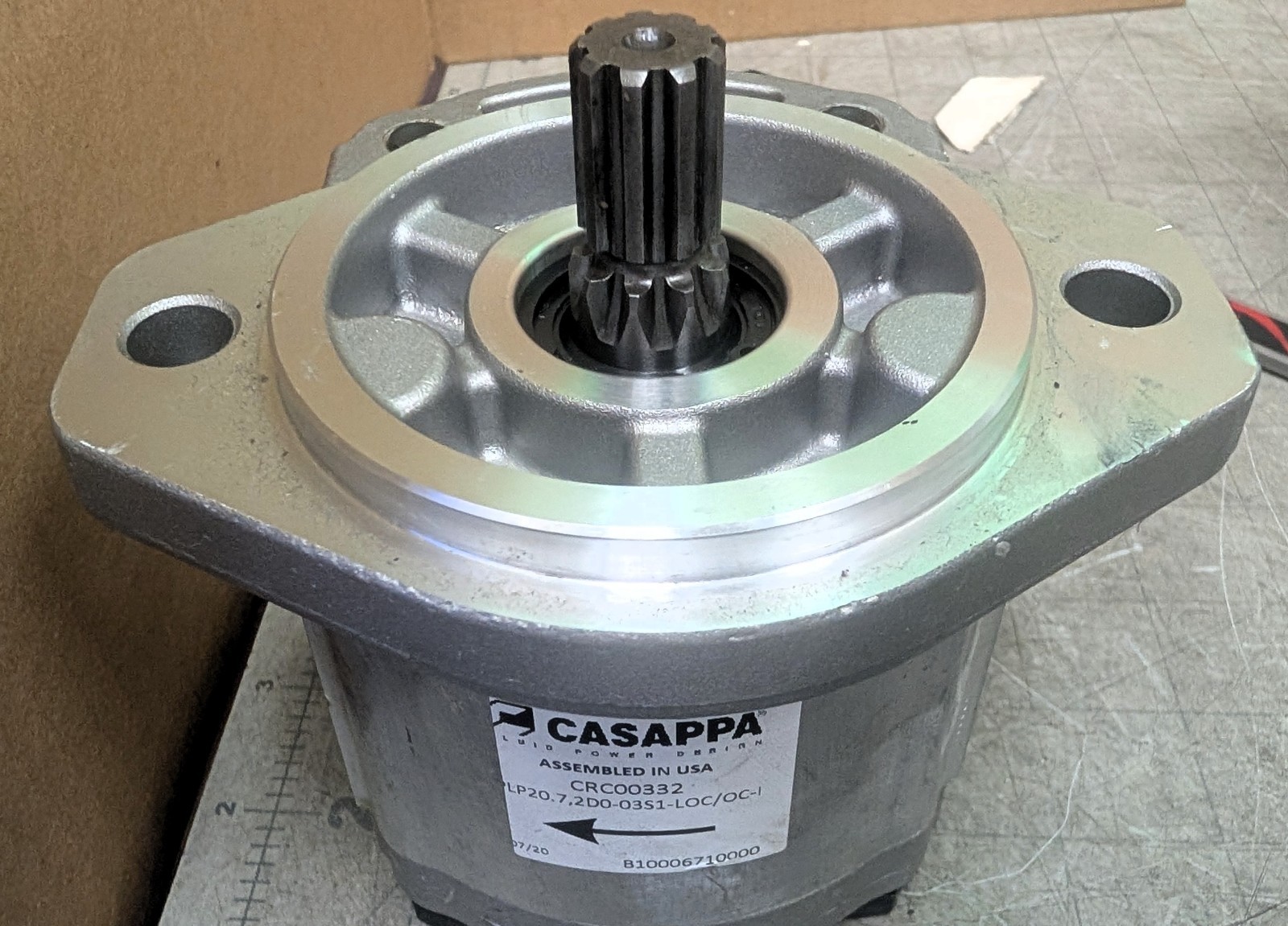 Casappa Gear Pump For Electro-Hydraulic Fan Drive Systems PLP20.7 [C4S3]#3