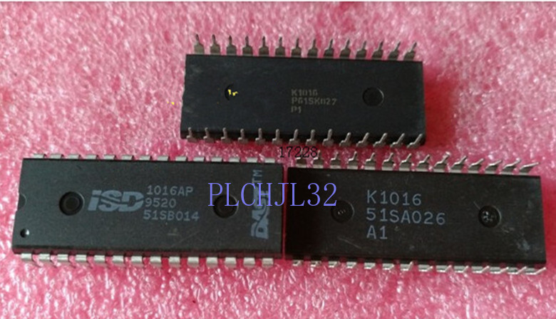 1PC New ISD1016AP DIP-28 Monolithic Voice Recorder IC