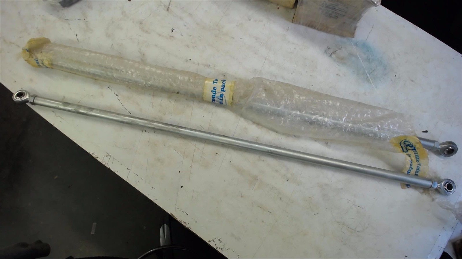 Lot Of 2–Pipe With Rod End Bearing 12 Mm Bore