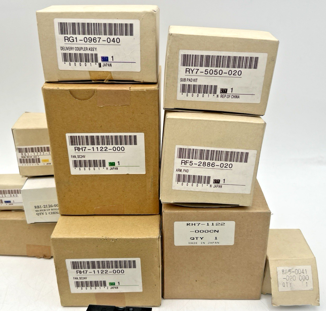 HP HEWLETT PACKARD LASERJET 4 AND OTHERS PARTS ROLLERS PICK-UP ARMS HOLDERS ETC