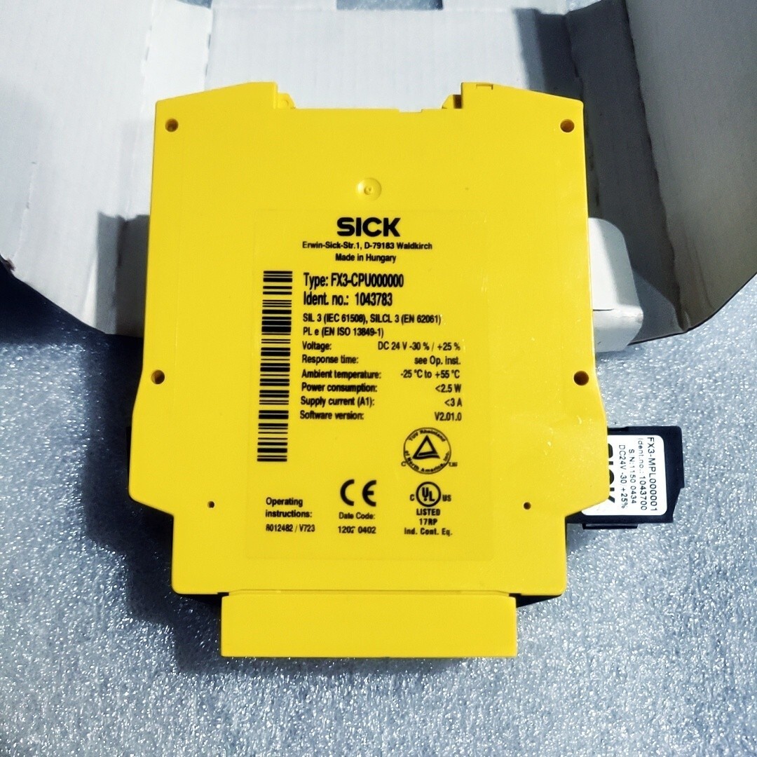 NEW FX3-CPU000000 SICK 1043783 Flexi Soft / Safe EFI-pro System SICK V2