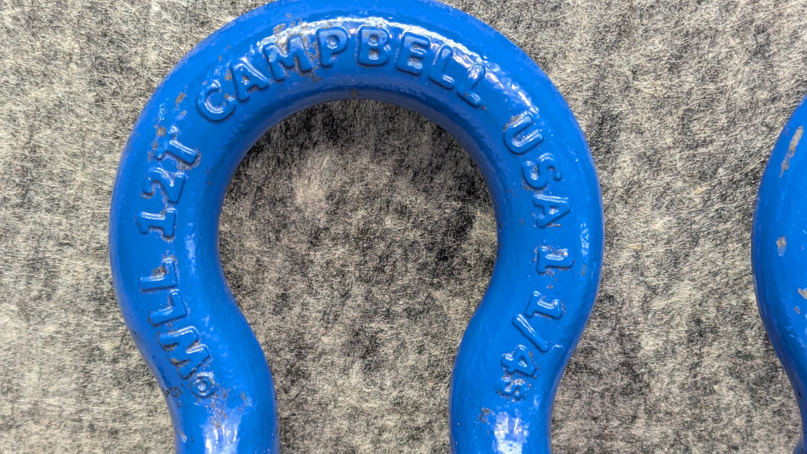 3 New Campbell Multi Purpose Blue Anchor Shackle Tool 1-1/4″ 12 Ton WLL A9USAHS