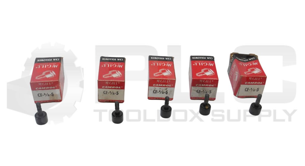LOT OF 5 NEW MCGILL CF-1/2-S CAM FOLLOWER 1/2″ *READ*