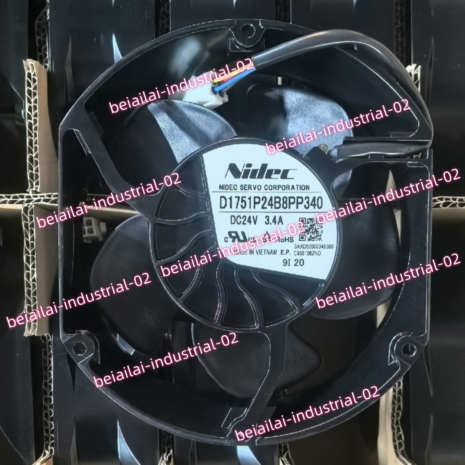 NIDEC Cooling Fan D1751P24B8PP340#1pcs new in box