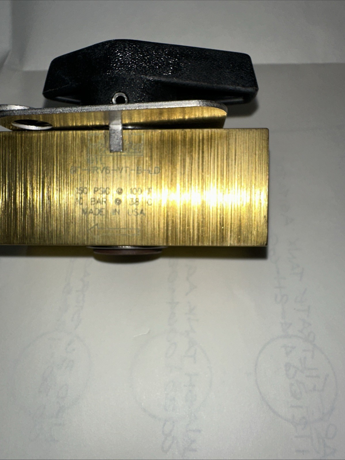 NEW PARKER 6F-PRV6-VT-B-LD PLUG VALVE BRASS