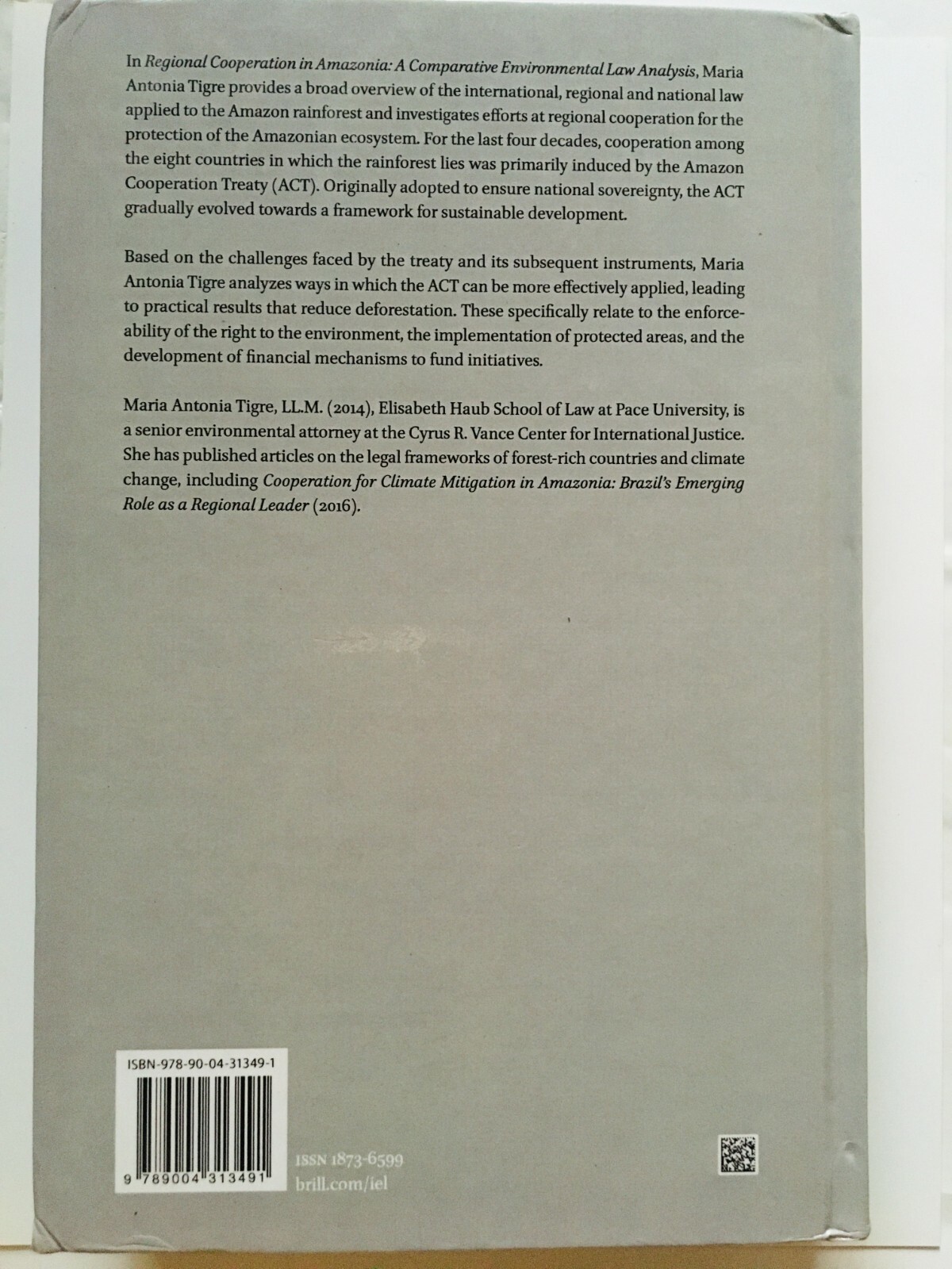 Regional Cooperation in Amazonia, A Comparative Environmental Law Analysis-TIGRE