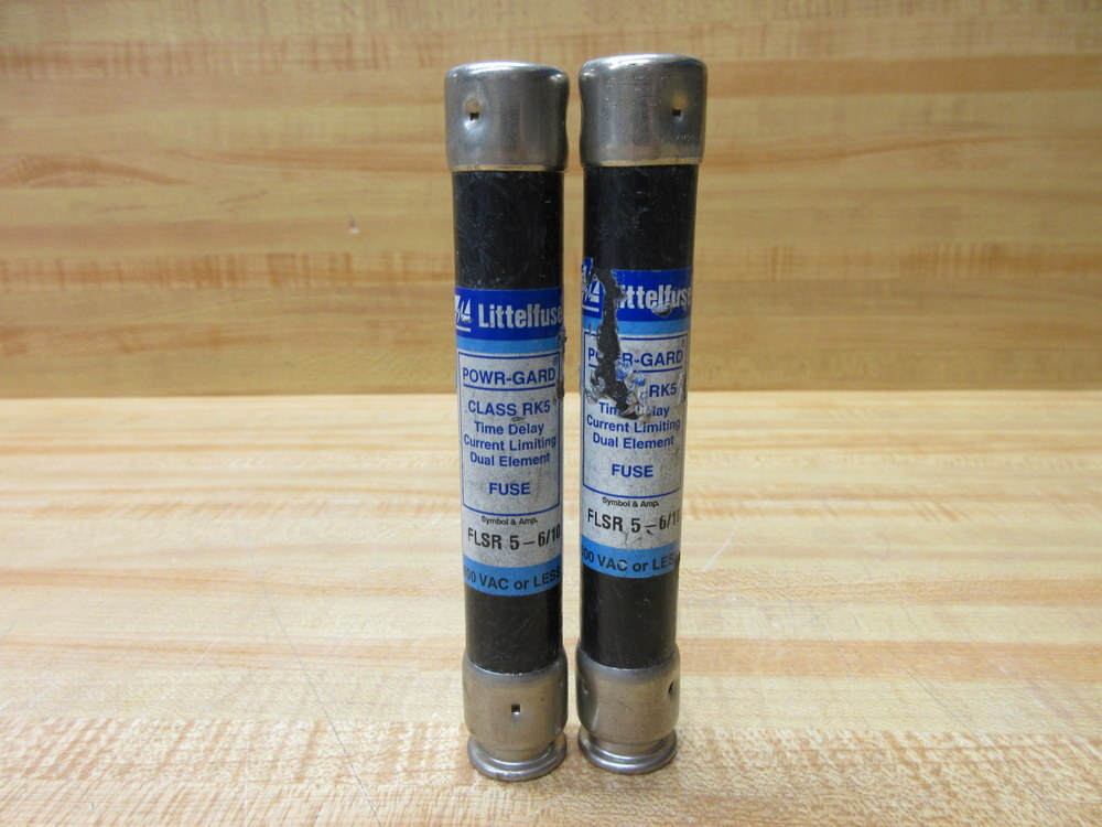 Littelfuse FLSR-5-6/10 Powr-Gard Fuse Cross Ref 3W686 (Pack of 2)