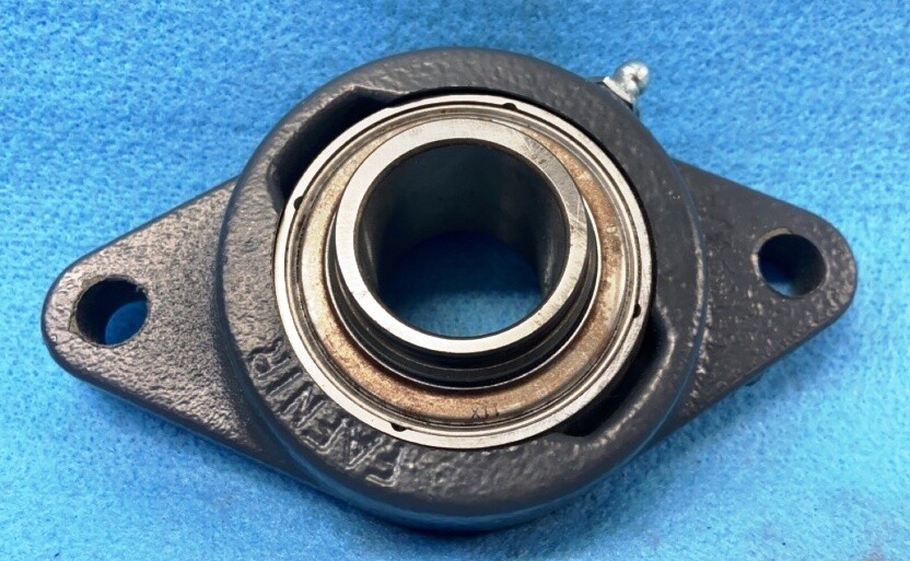 FAFNIR FLANGE MOUNT BALL BEARING, RCJT 1-3/16, 2 BOLT FLANGE
