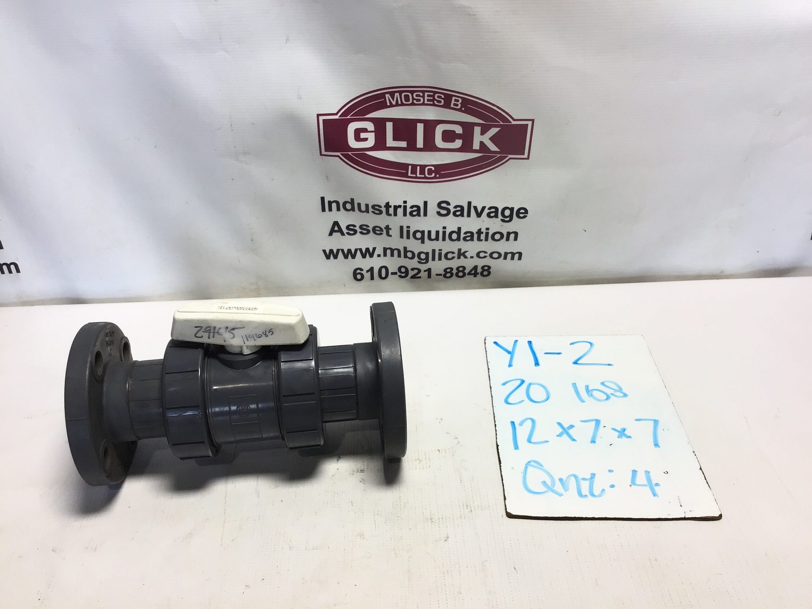 Hayward 119685 True Union Ball Valve 2″ PVC 150PSI SCH 80