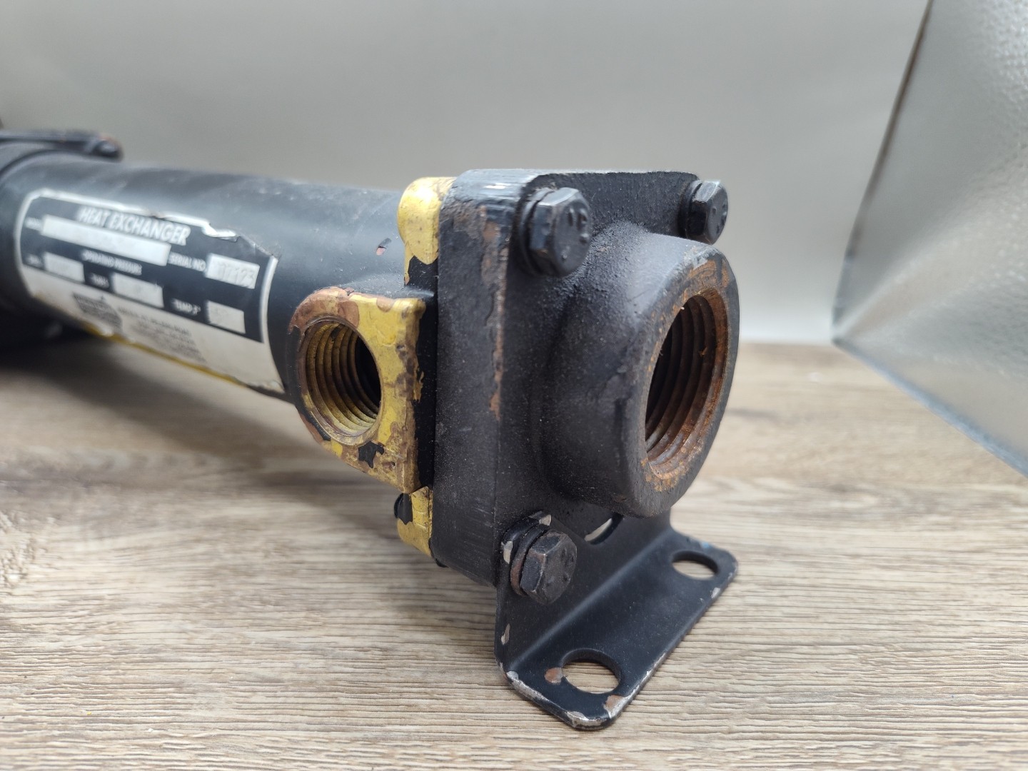 Western Fluid Power BS-401-A4-0 Water Cooled Heat Exchanger Shell 250PSI 350°F