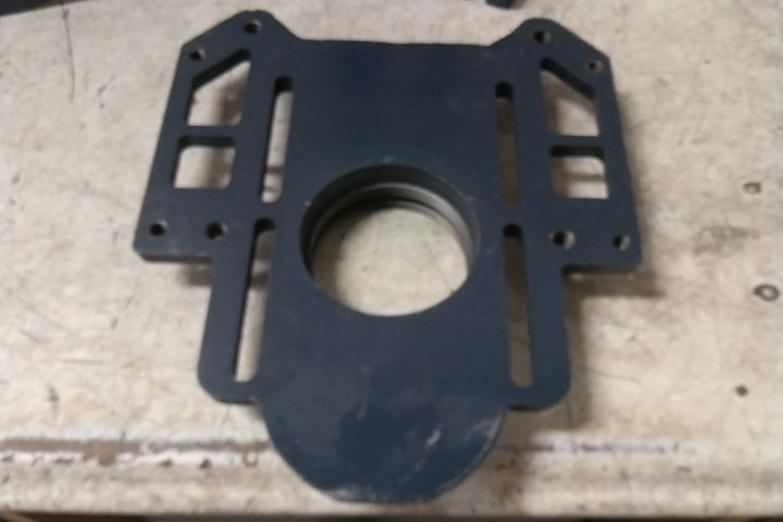 Zurn Z1203-NR3 14 In Overall Width Blue Cast Iron Carrier