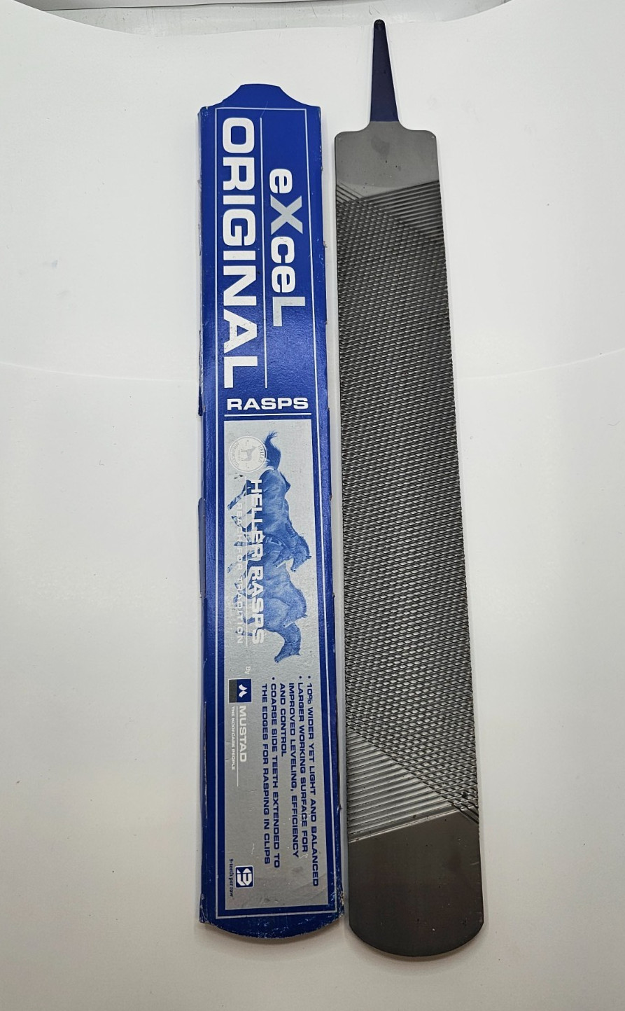 Heller Rasps eXceL Original Hoof Rasp 9 Teeth Per Row