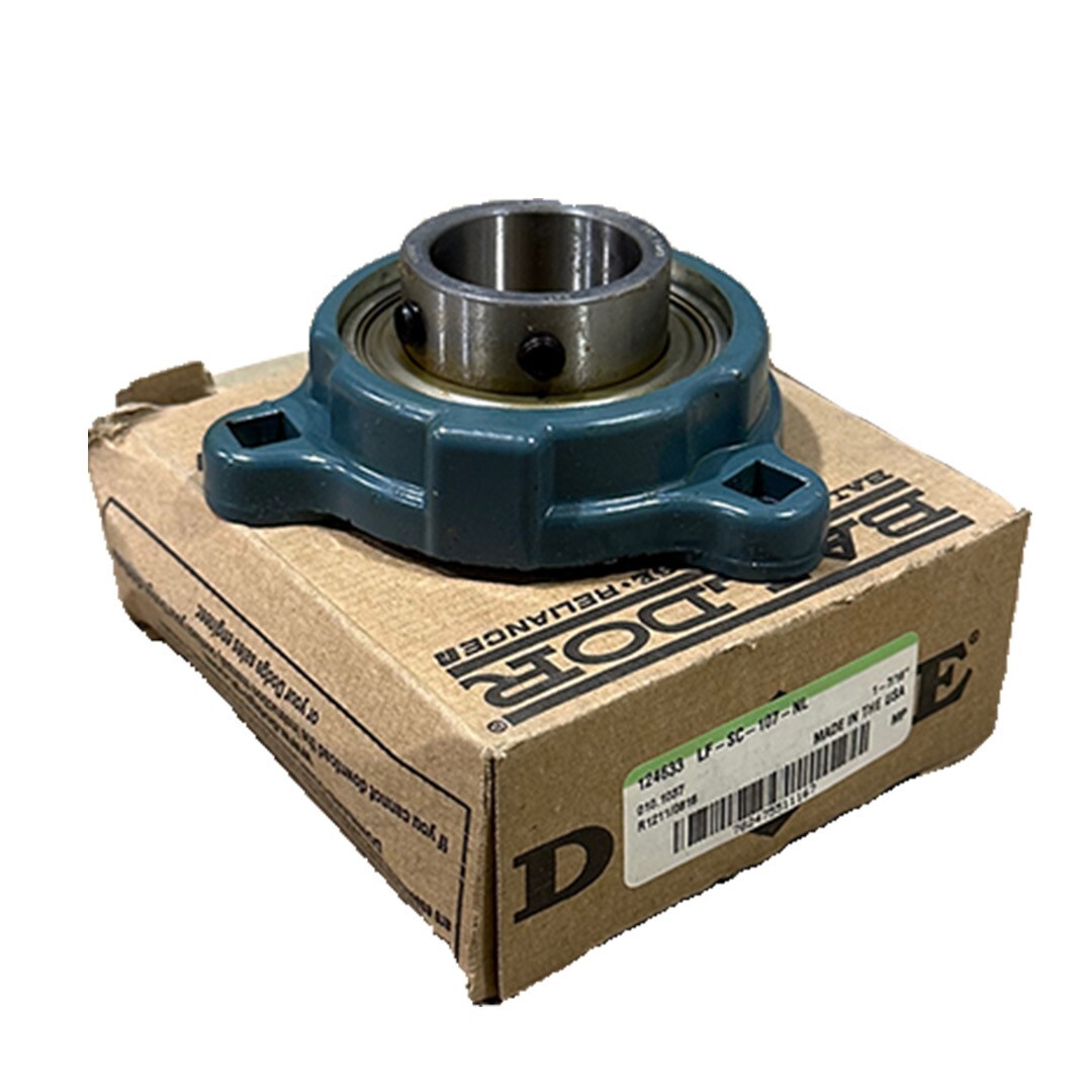 NEW DODGE LF-SC-107-NL / LFSC107NL FLANGE MOUNT BEARING 1-7/16” 124633
