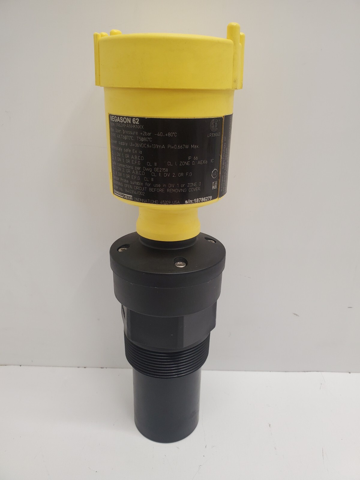 NEW OLD STOCK! VEGA VEGASON 62 LEVEL SENSOR SN62.KFANHKNXX