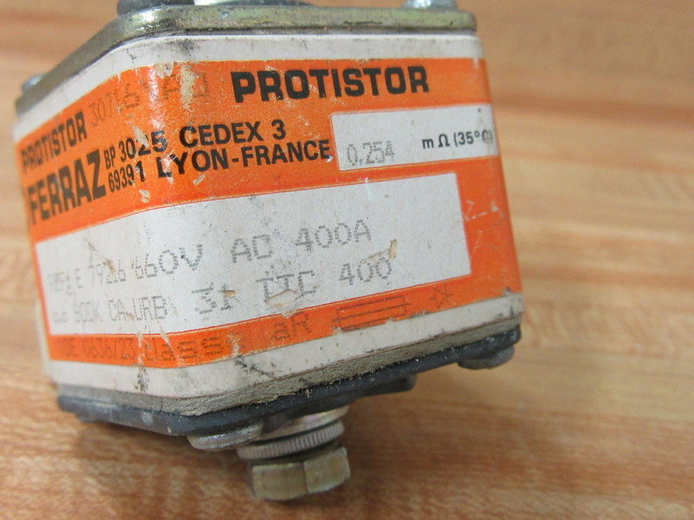 Ferraz 6.6 BODK CA URB 31 TTC 400 Protistor Fuse 66BODKCAURB31TTC400