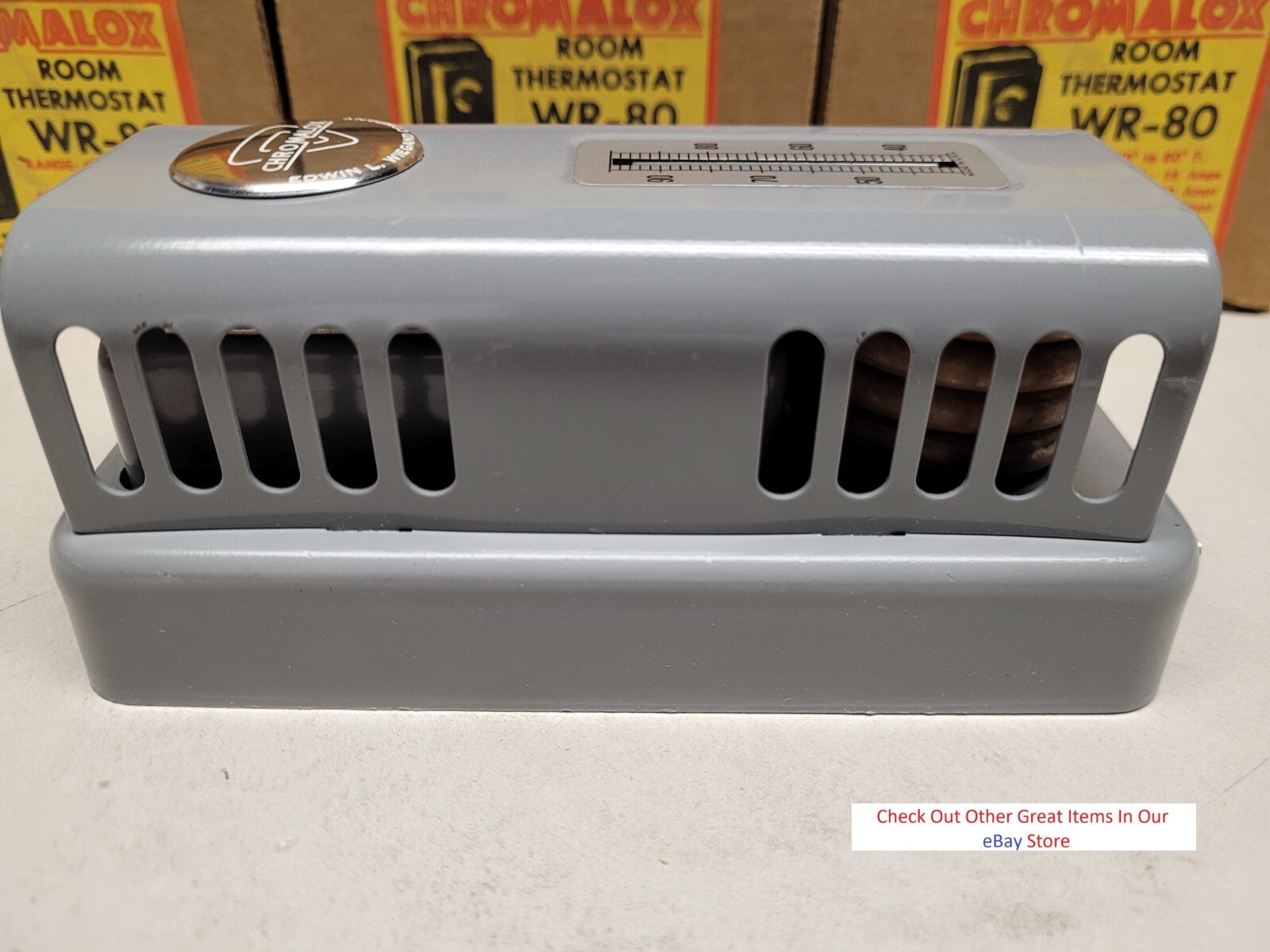 *NEW* CHROMALOX WR-80 120/277V 25/18A 50-80DEG, OPEN ON RISE, WR80