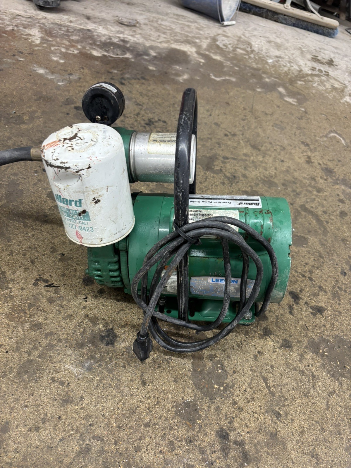 Bullard Free Air Pump Respiratory Confined Space Breathing Unit Ambient air