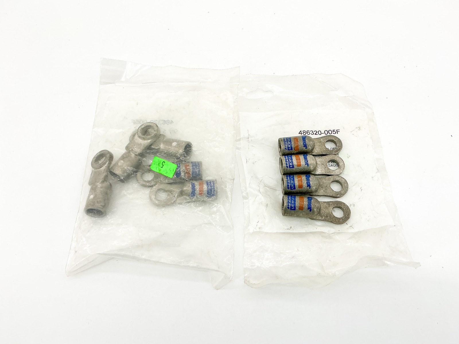 New Lot of 9 Quick Cable 486320-005F Fusion Solder Connector Lug 2/0 3/8″