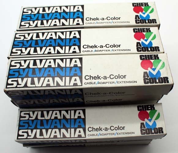 Huge Lot ~ Chek-A-Color Cables ~ Chek A Color ~ GTE Philips Sylvania Manual Lot