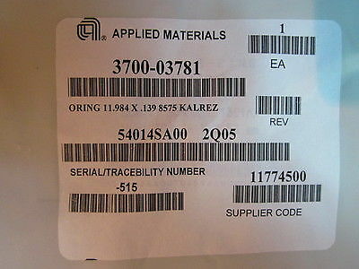AMAT 3700-03781 O-RING; AS-568A K#278 Comp 8575UP; 11.984″(304.39mm) x 0.13″