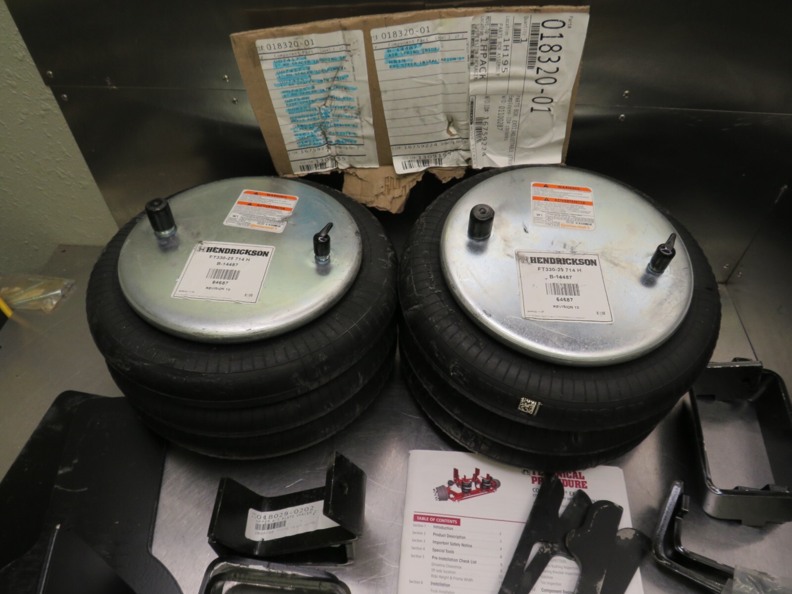 Hendrickson 018320-01 EXS13 Adjustable Steerable Auxiliary Suspension System