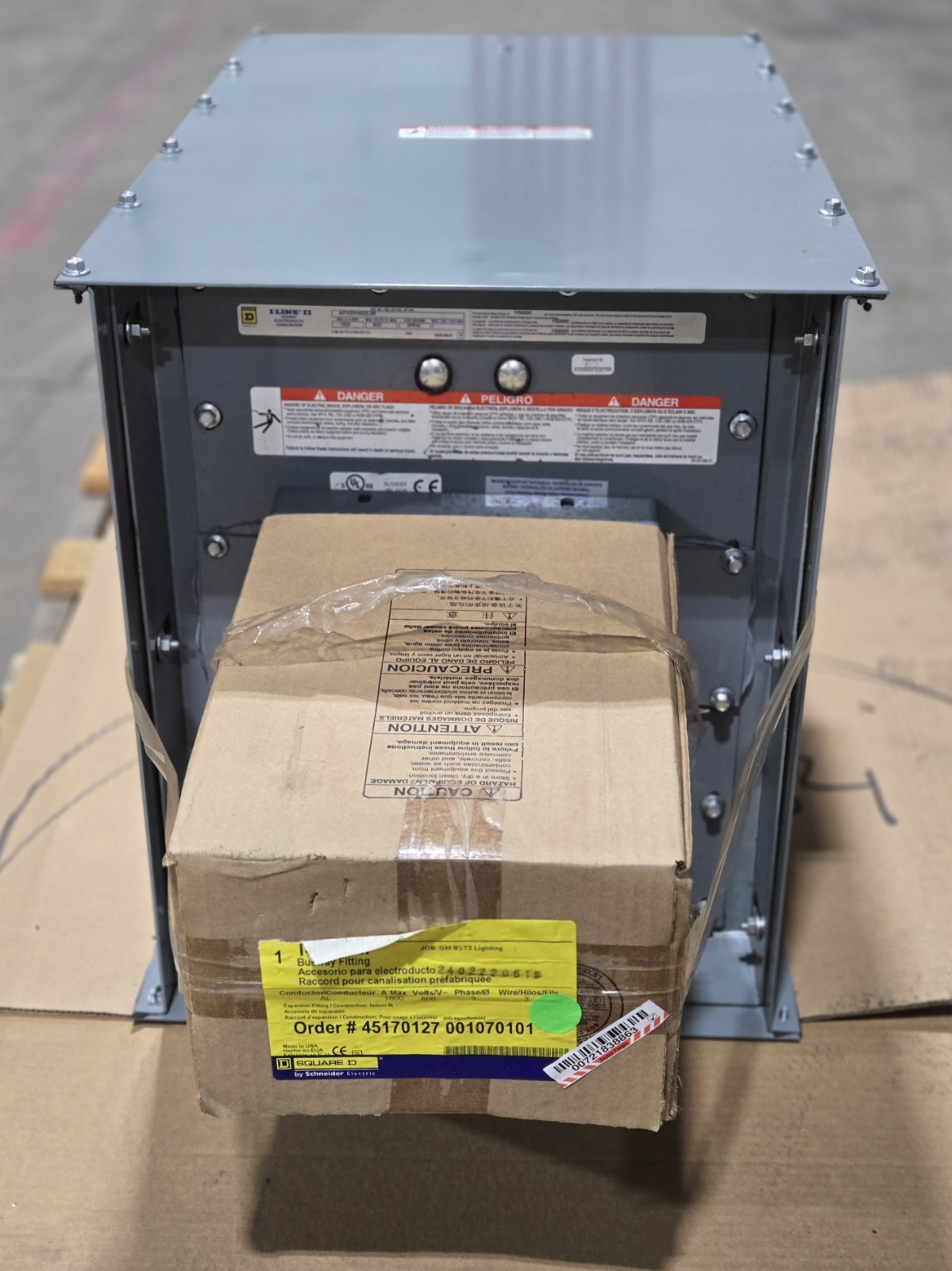 SQUARE D AFH2316GEJM I-LINE II BUSWAY TAP BOX/ FITTING. 1600A, 600V, 3P3W.