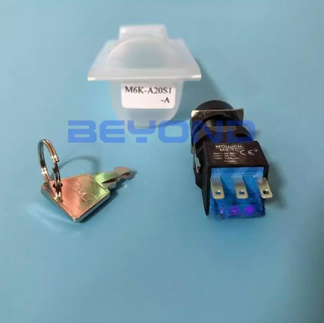 1PC NEW FIT FOR MOUJEN Key switch M6K-A20S1-A