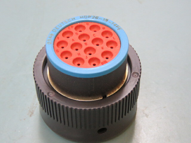 Deutsch HDP26-18-14PE Qty of 1 per Lot 14 Position Circular Connector Plug Hous
