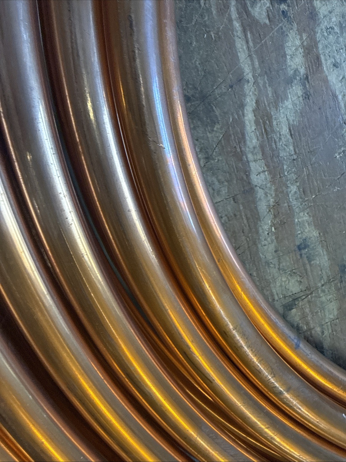 95’ of 7/8” OD .065 Wall Thickness K Copper Tubing Coil, 3/4” ID