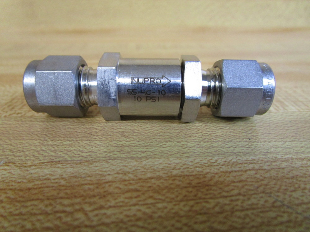 Swagelok SS-4C-10 Nupro Poppet Check Valve SS4C10