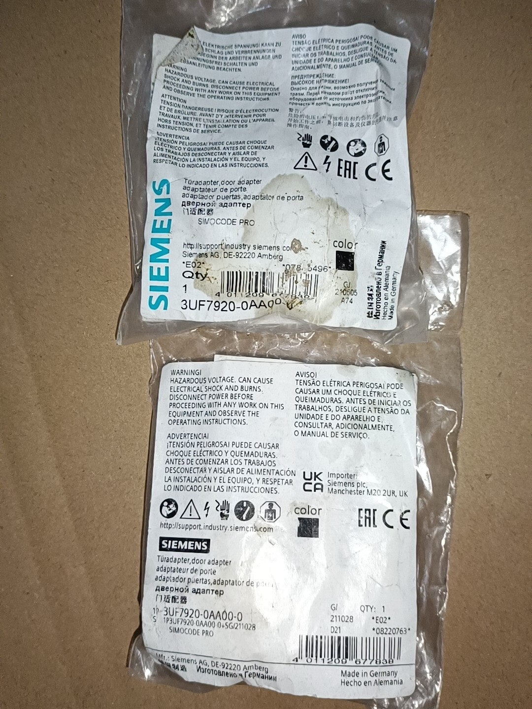 1P SIEMENS 3UF7920－0AA00－01 NEW Accept counteroffer
