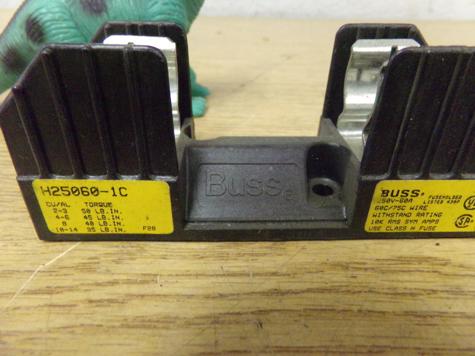 Buss H25060-1C 250V 60A Fuse Holder *FREE SHIPPING*