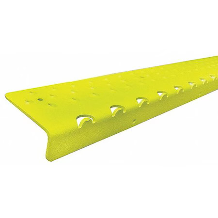 Handi Ramp Nsn129030yl0 Stair Nosing Aluminum Yellow, 30 In W X 1/4 In Thick